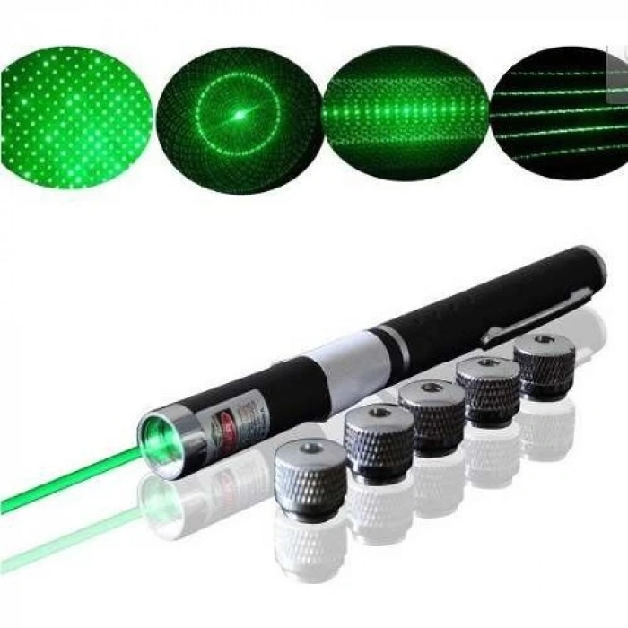 Yeşil Lazer Pointer USB Şarjlı 5 km Etki Alanı! (4887)