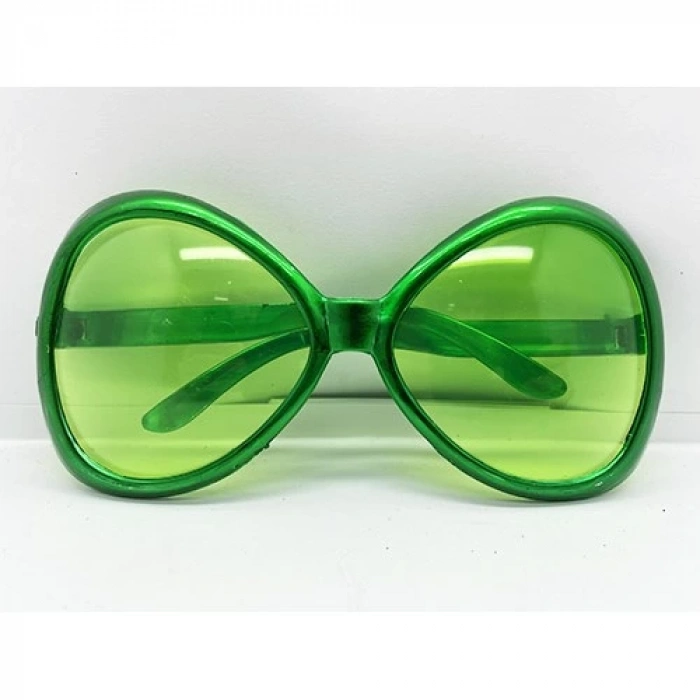 Yeşil Renk Yeşilçam Nostalji 80li Yıllar 90lı Yıllar Parti Gözlüğü  7x16 cm