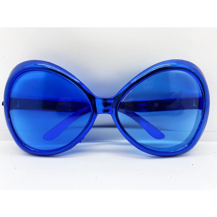 Yeşilçam Temalı Parti Gözlüğü Mavi Renk 7x16 cm (4887)