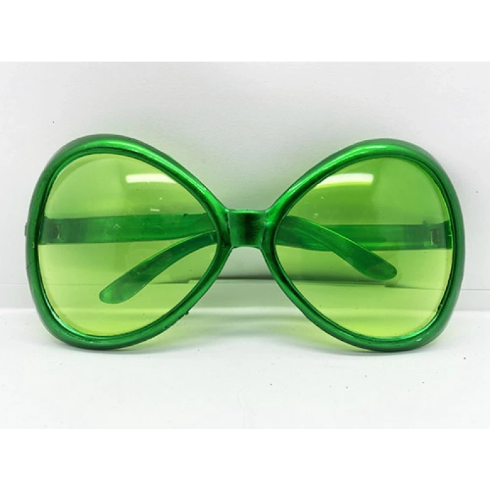 Yeşilçam Temalı Parti Gözlüğü Yeşil Renk 7x16 cm