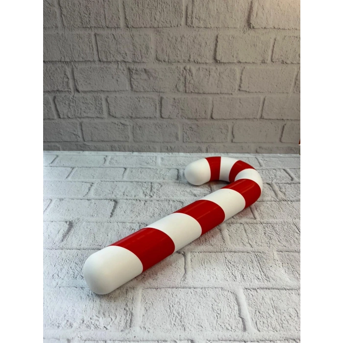 Yılbaşı Temalı Dekoratif Şeker Biblo Sıcak Salon Aksesuarı 13x34 Cm