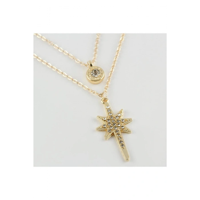 Yıldız Figürlü Yeni Sezon İkili Kolye