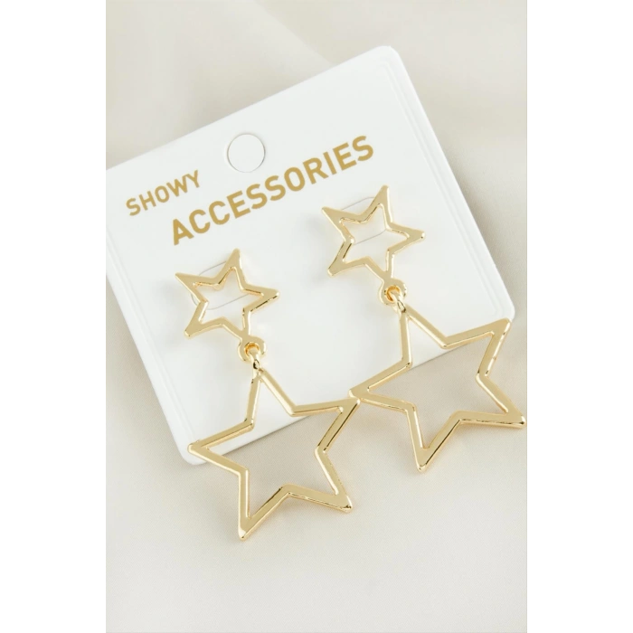 Yıldız Yeni Sezon Metal Küpe