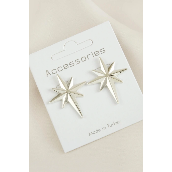 Yıldız Yeni Sezon Metal Küpe