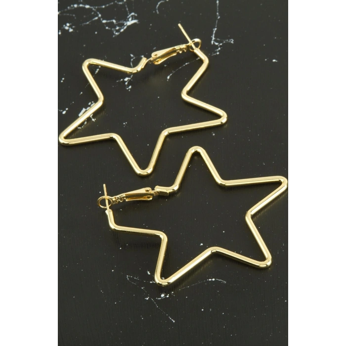 Yıldız Yeni Sezon Metal Küpe