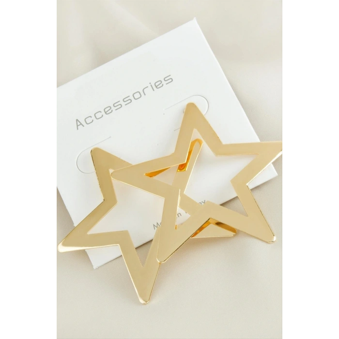 Yıldız Yeni Sezon Metal Küpe