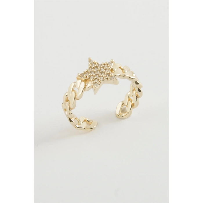 Yıldız Zirkon Taşlı Yüzük