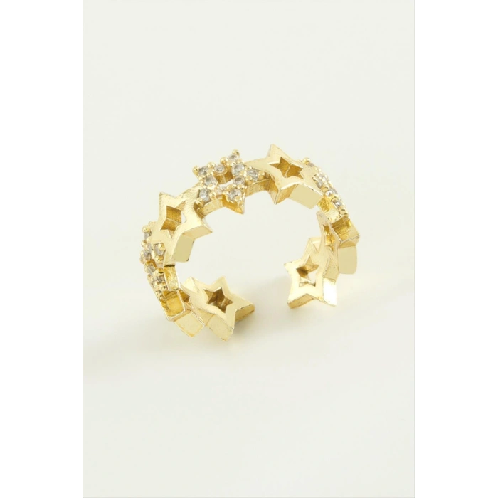 Yıldız Zirkon Taşlı Yüzük