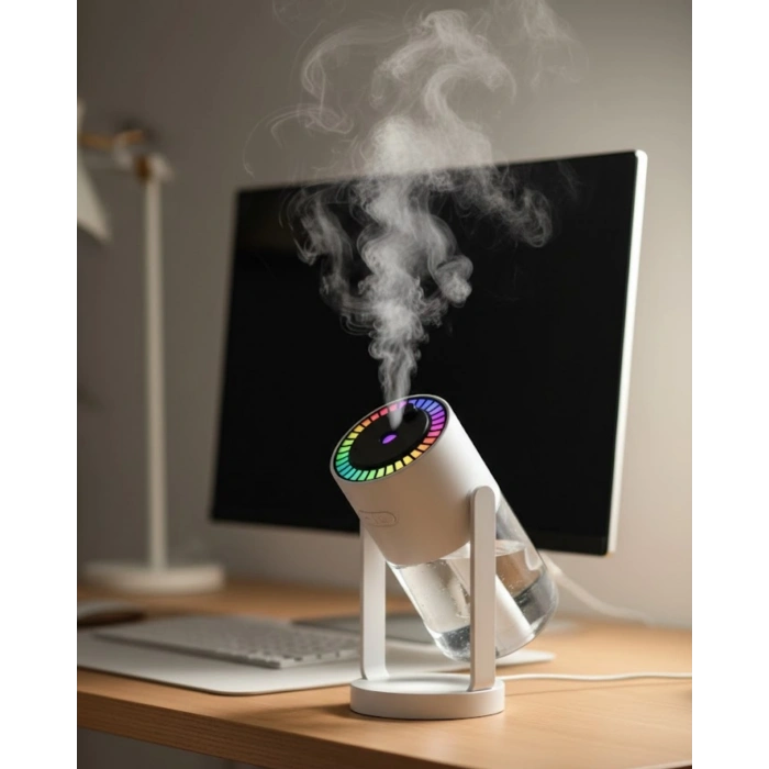 Yıldızlı Projektör Hava Nemlendirici Ultrasonik Buhar Ve Rgb Işık