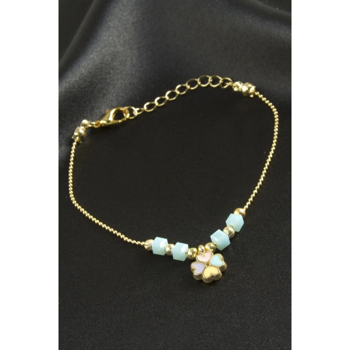 Yonca Küp Kristal Bileklik