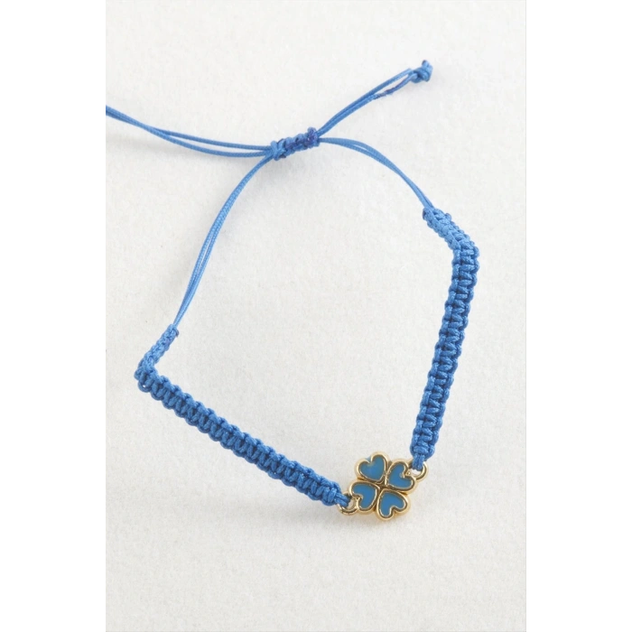 Yonca Makrome Örgülü Bileklik