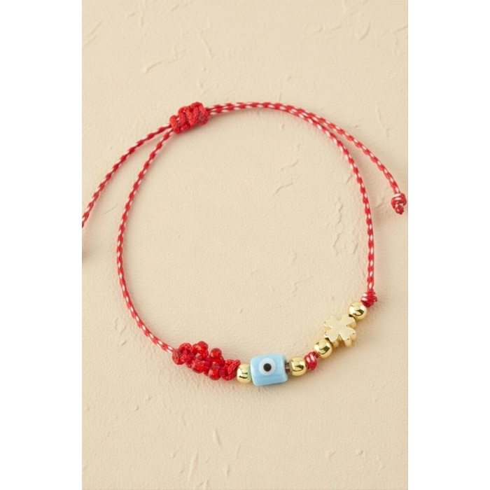 Yonca Nazar Cam Boncuk Marteniçka Bileklik