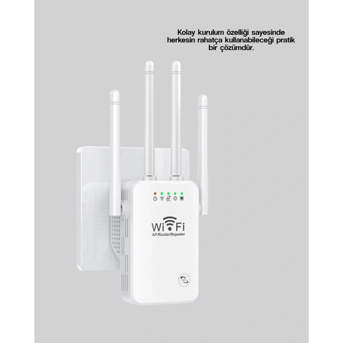 Yüksek Hızlı Parazit Önleyici Wifi Repeater Router
