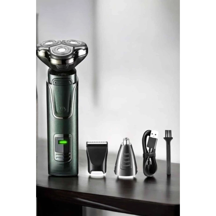 Yüksek Performanslı 3 Başlıklı Profesyonel Tıraş Makinesi