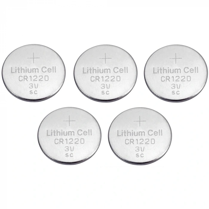 Yuma Cr1220 Süper Lityum 3v 5’li Kart Düğme Pil
