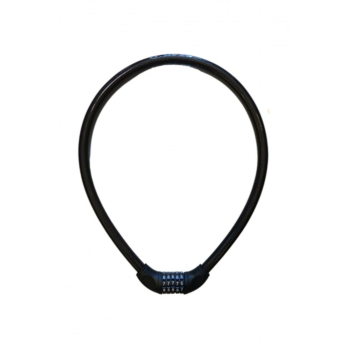 Yuma YM-747 120cm 20mm 5 Şifreli Siyah Motorsiklet Kilidi