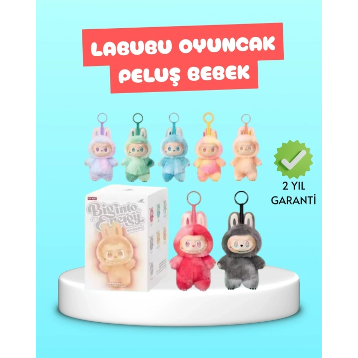 Yumuşak Dolgulu Labubu Karakter Peluş Oyuncak