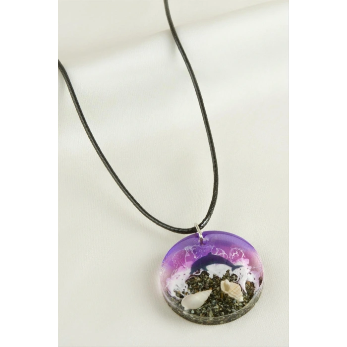 Yunus Deniz Efektli Epoksi Kolye