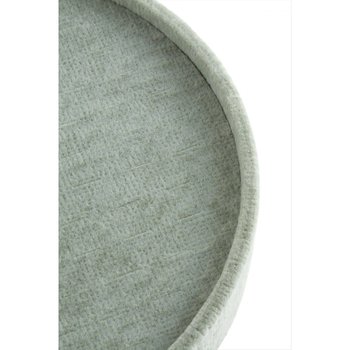 Yuvarlak Ahşap Anfora Kumaş Piercing Küpelik 20 cm