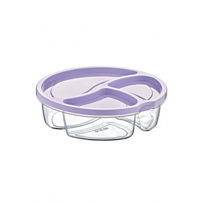 Yuvarlak Bölmeli Saklama kabı -MP-7049