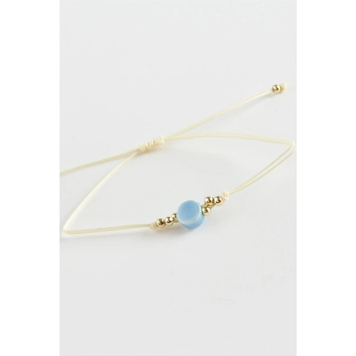 Yuvarlak Cam İp Bileklik