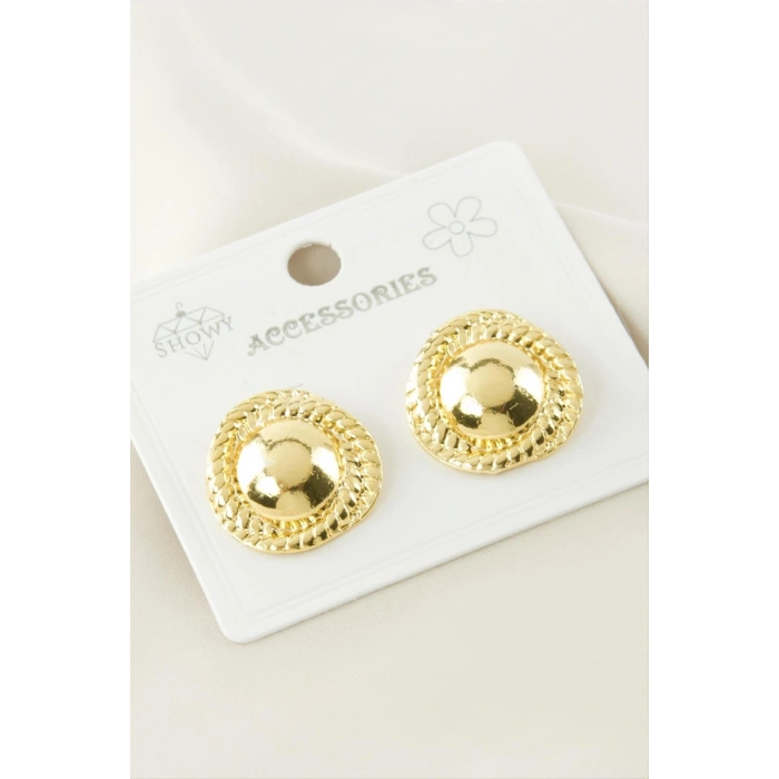 Yuvarlak Metal Küpe