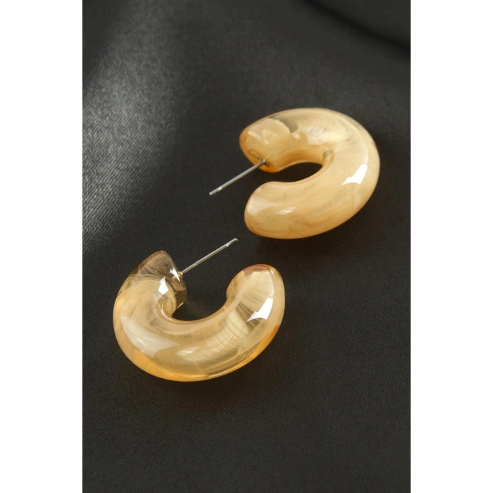 Yuvarlak Plastik Küpe