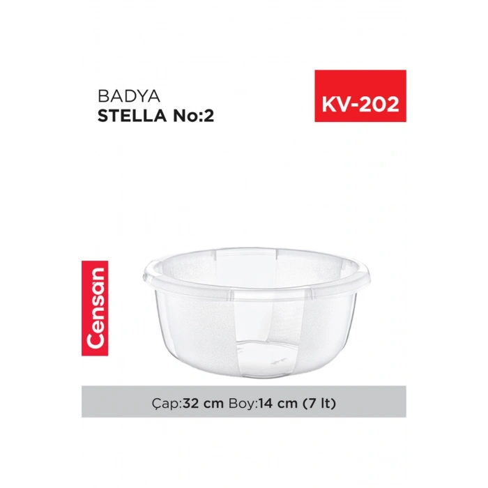Yuvarlak Şeffaf Badya 1 Adet 2 No -E174