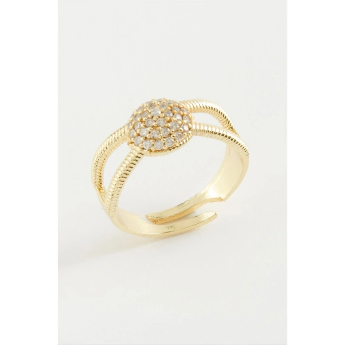 Yuvarlak Taşlı Yüzük