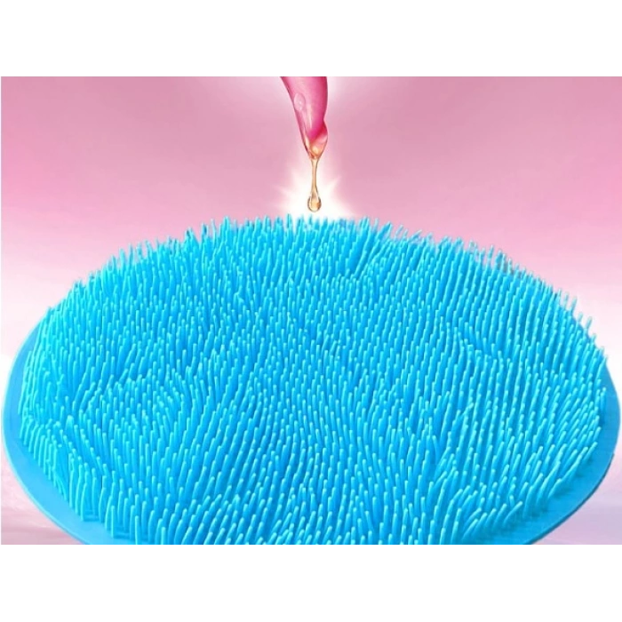 Yuvarlak Vantuzlu Banyo Sırt Kese Matı 26 cm (4887)