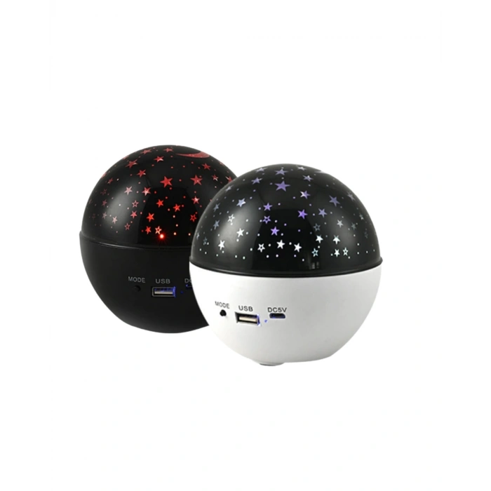 Zaman Ayarlı Fişli Yıldız Projektör Ortam Lambası