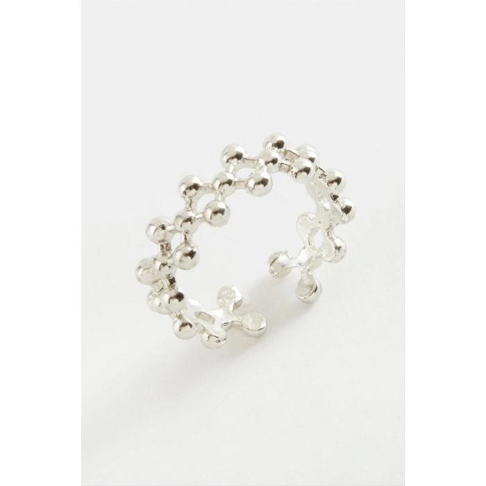 Zikzak Top Metal Yüzük