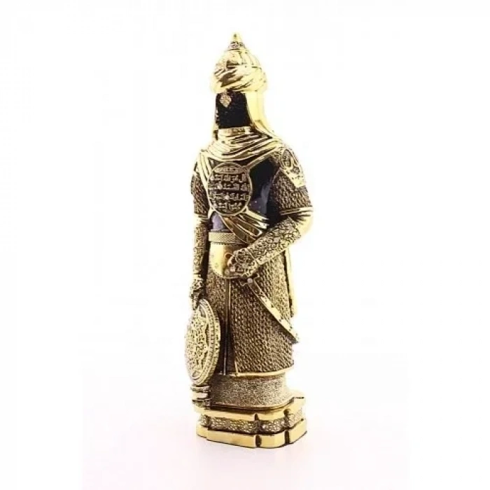 Zırhlı Cevşen Ayetli Asker Gold Biblo 3 Boyutlu Büyük Boy 32 cm-018