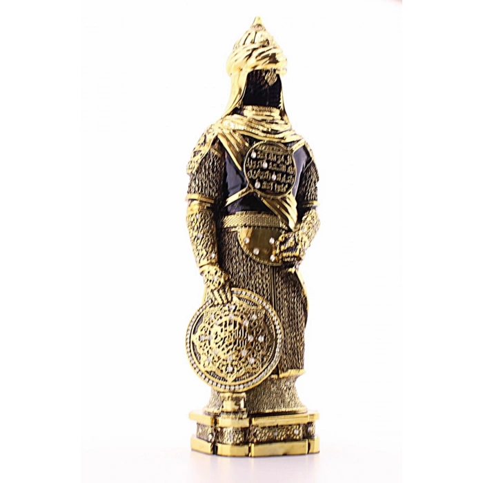 Zırhlı Cevşen Ayetli Asker Gold Biblo 3 Boyutlu Büyük Boy 32 cm-018