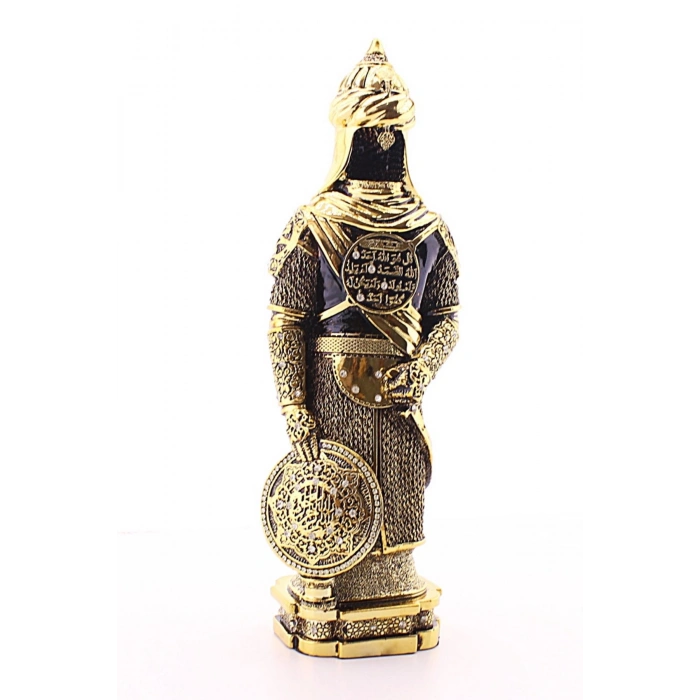 Zırhlı Cevşen Ayetli Asker Gold Biblo 3 Boyutlu Büyük Boy 32 cm-018