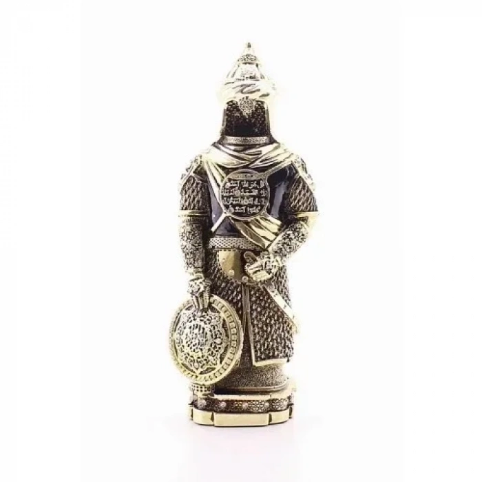 Zırhlı Cevşen Ayetli Asker Gold Biblo 3 Boyutlu Küçük Boy 24 cm