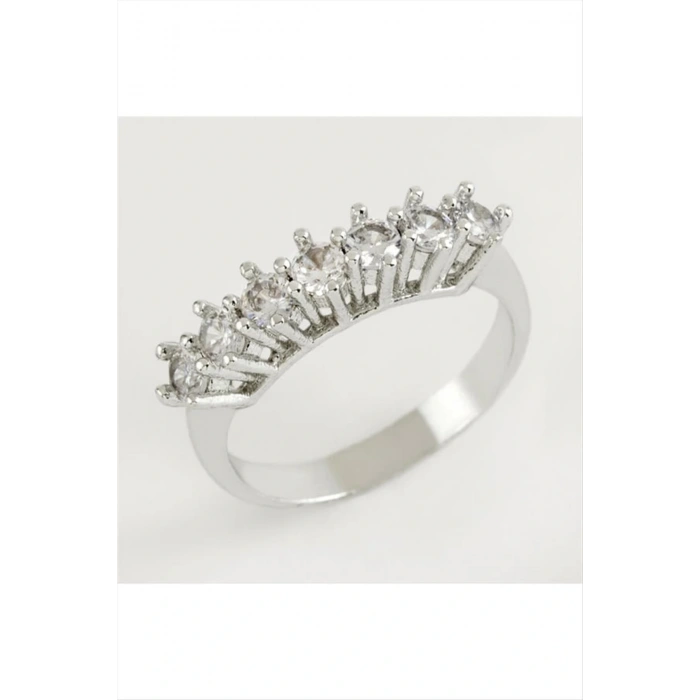 Zirkon Yedi Taşlı Yüzük