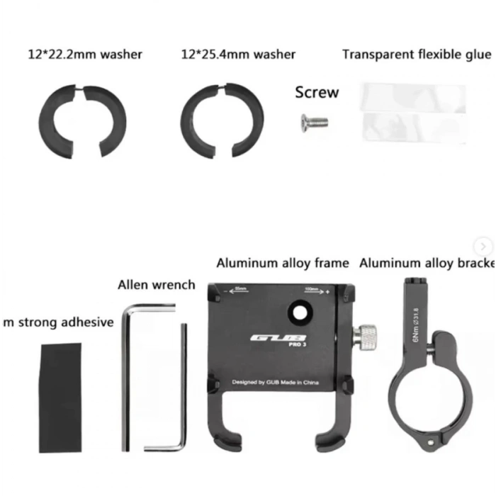 ZR Gub Pro 3 Dc Motosiklet Telefon Tutucu