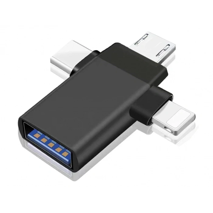 ZR172 Siyah T Otg Çoğaltıcı Aparat