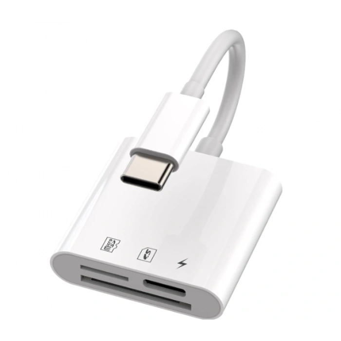 ZR498 Nk-1011Tc Type-C 3 İn 1 Memory Card Reader