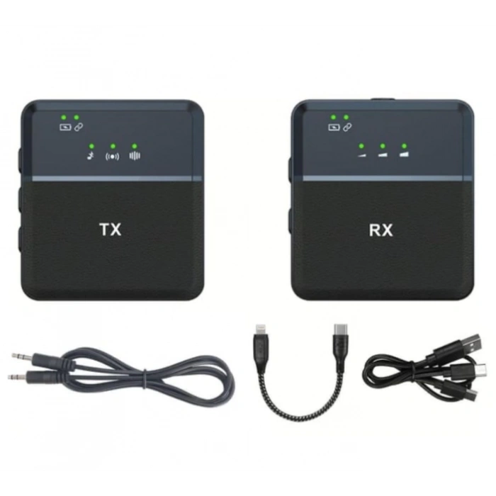 ZR558 Sx9 Rx Tx Lightning Type-C Aux Mikrofon