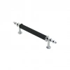 10 ADET KROM - SİYAH BORU KULP 9.6CM (4887)