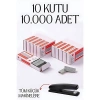 10 Kutu 10.000 Adet Küçük Zımba Teli 718593