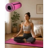 10 Mm Pilates Ve Egzersiz Matı Kaydırmaz Taban Konforlu Spor Minderi Hafif Taşınabilir