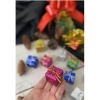 12 Adet Hediye Paketi Renkli Noel Yılbaşı Çam Ağacı Süsü 3 cm