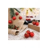 12 Adet Parlak Kırmızı 3 Cm Mini Yılbaşı Topu, Noel Çam Ağacı Topu, Süs Topu