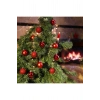 12 Adet Parlak Kırmızı 3 Cm Mini Yılbaşı Topu, Noel Çam Ağacı Topu, Süs Topu