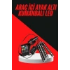 12 Ledli Rgb Işıklı Araç Içi Ayak Altı Led Oto Ampul Kumandalı 7 Renk