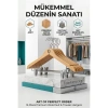 12li Ahşap Takım Elbise Askısı Seti | Kıskaçlı Pantolon Askısı Kaymaz Çentikli Ceket Askılığı  723123
