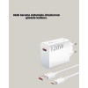 120w Mi Turbo Destekli Hızlı Şarj Cihazı Type-c Uyumlu Akım Korumalı